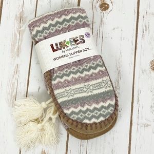 Lukees by Muk Luks Slipper Sox